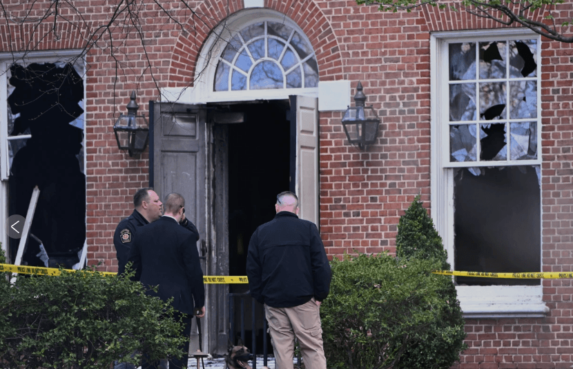 Gov Shapiro mansion break in - arson arrest