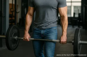 Jeans at the gym trend - Readovia