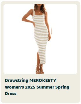 Women's 2025 Summer Spring Bodycon Midi Dress Vacation Sleeveless Ribbed Knit Striped Party Sweater Dresses