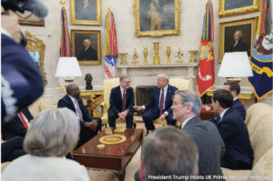 US President Trump hosts UK Prime Minister Starmer