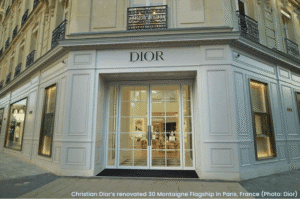 Christian Dior's renovated 30 Montaigne flagship in Paris, France