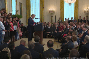 President Trump at One Big Beautiful Bill event