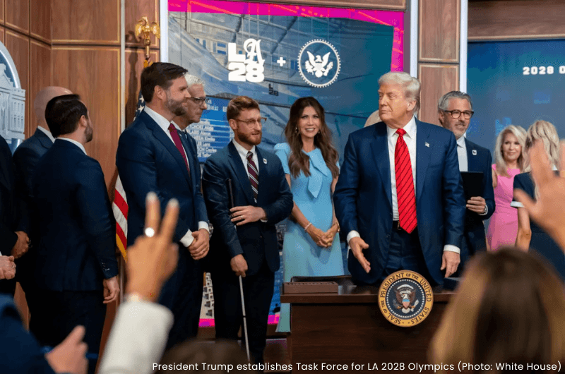 President Trump establishes Task Force for LA 2028 Olympics