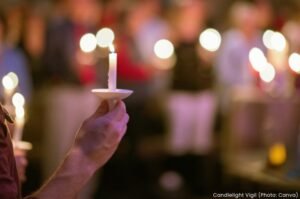 Church shooting - candlelight vigil