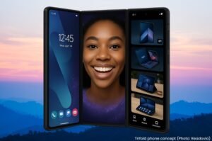 Samsung trifold phone concept - Readovia