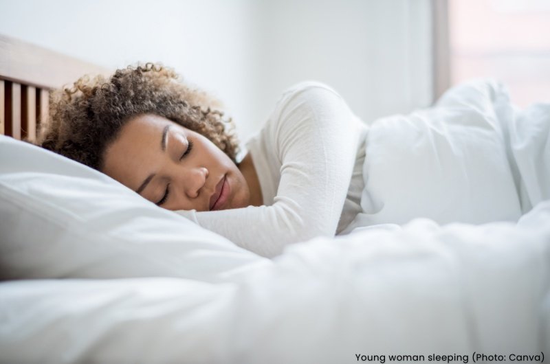 Young woman sleeping