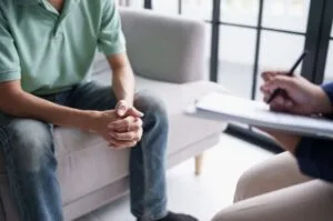 A psychotherapy session