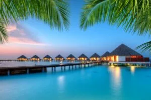 An island resort