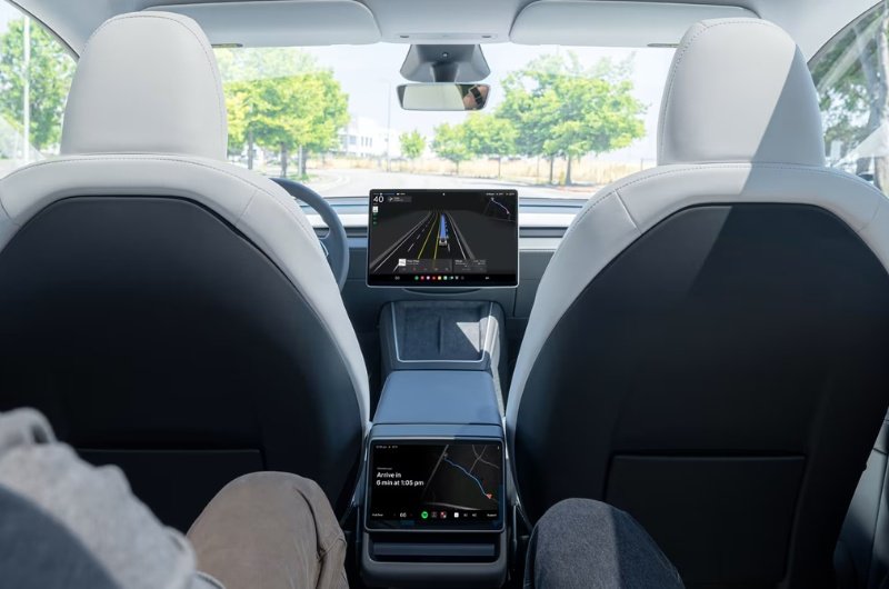Tesla Robotaxi interior