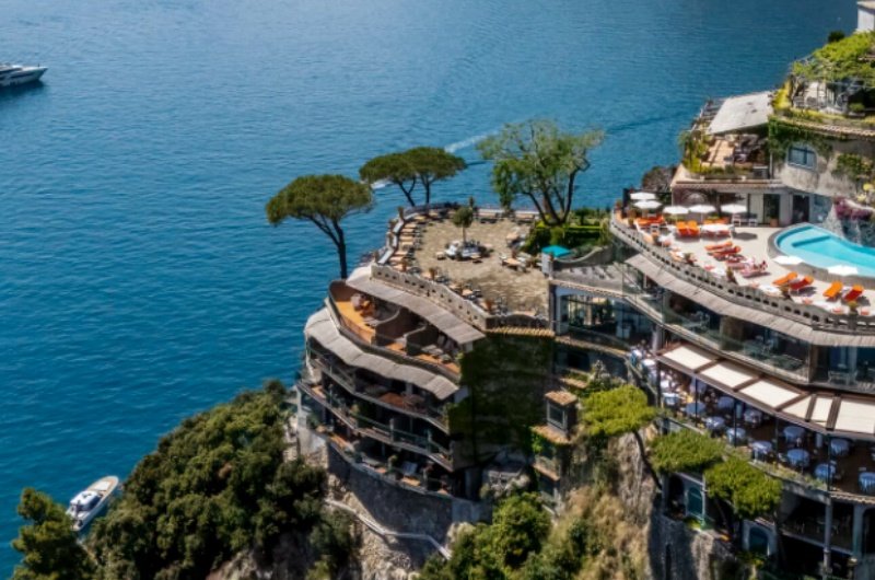 Perched along the cliffs of Positano, Il San Pietro offers sweeping Mediterranean views and a level of coastal luxury that defines the Amalfi Coast experience.