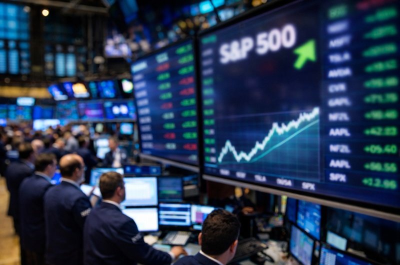 Traders work on the New York Stock Exchange floor as U.S. stocks push toward fresh highs, reflecting investor confidence in the economy’s ability to withstand mounting pressure.