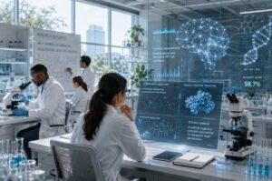 Researchers and AI systems are increasingly working side by side as technology companies race to accelerate scientific discovery through advanced artificial intelligence.