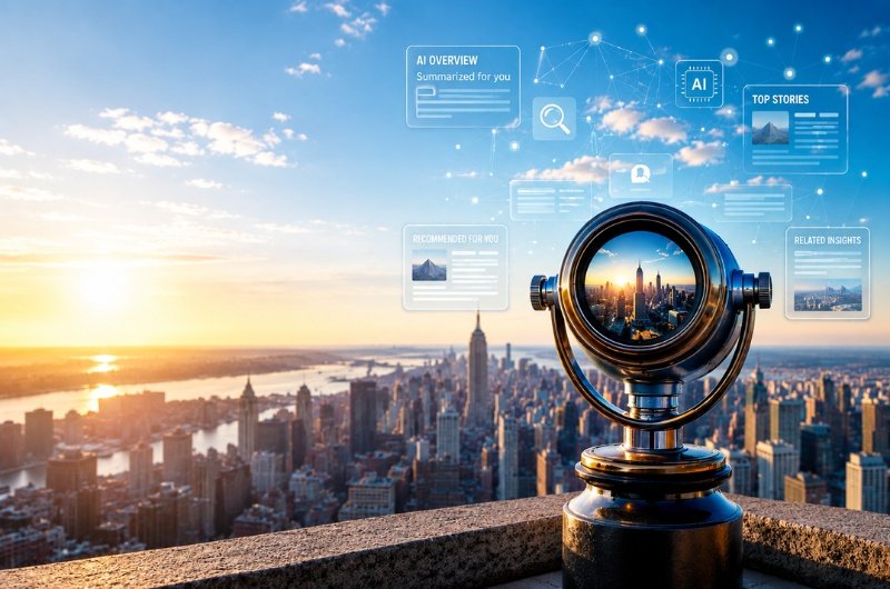 A new era of digital discovery is emerging as AI systems, recommendation engines, and machine-driven interfaces increasingly shape what information the world sees first.