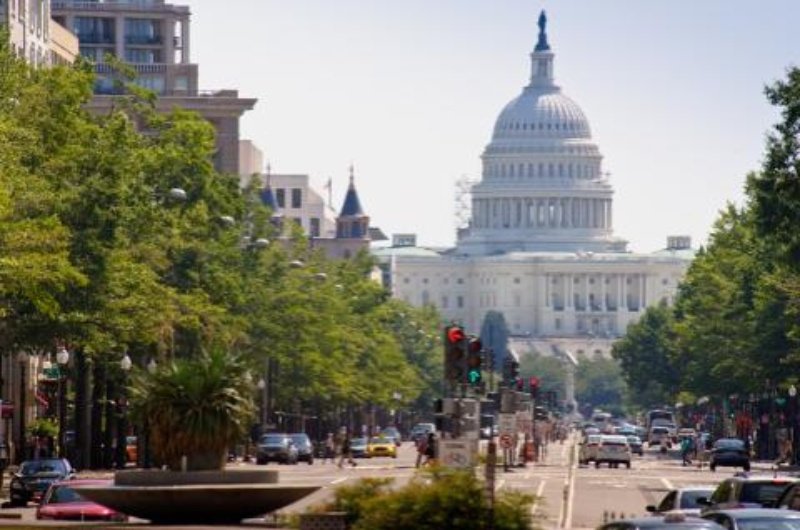 The U.S. Capitol in Washington, D.C., where House lawmakers narrowly approved a budget blueprint that could lead to a $95 billion funding package for defense, agriculture and other priorities. 