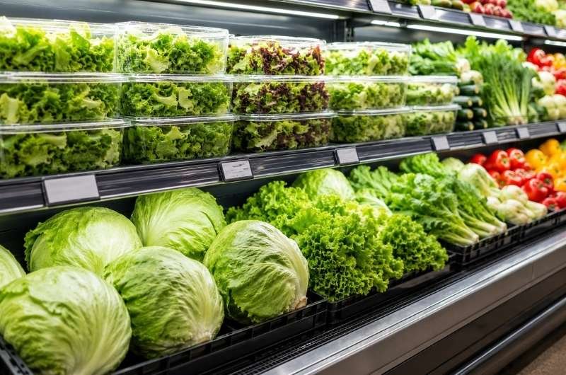resh lettuce and packaged greens fill a supermarket produce aisle as the FDA introduces updated food-safety guidance for companies that process ready-to-eat fruits and vegetables.