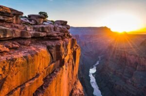 Grand Canyon National Park remains open to daytime visitors after flash flooding severely damaged the water system serving much of the park.