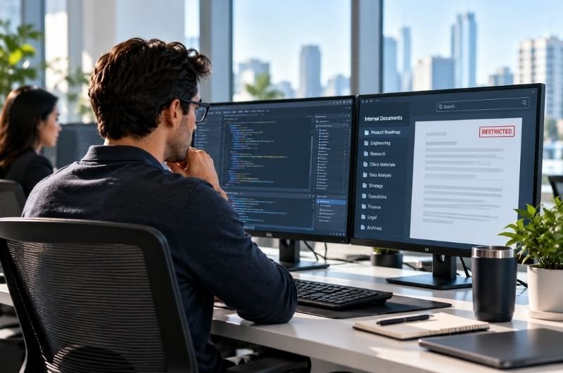 Major technology companies are placing tighter controls on how employees use AI tools when working with proprietary information and other sensitive data.