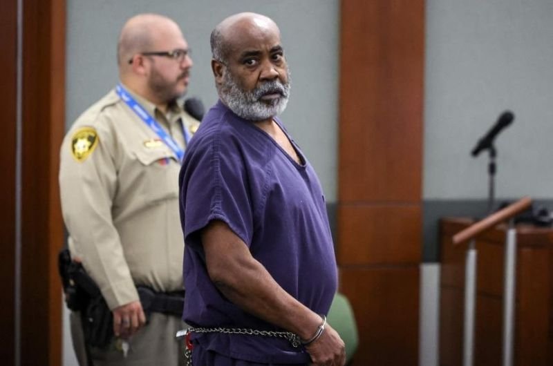 Duane “Keffe D” Davis in a booking photo released by the Las Vegas Metropolitan Police Department following his arrest in the Tupac Shakur murder case.