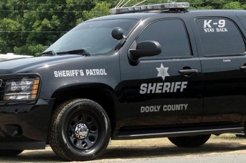 A Dooly County Sheriff’s Office patrol vehicle. The department responded to the deadly block-party shooting in Vienna, Georgia.
