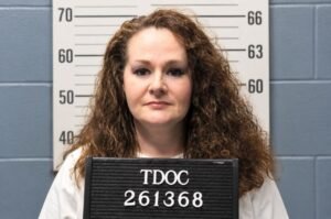 Christa Pike is shown in a Tennessee Department of Correction booking photo. Tennessee halted executions after Pike survived an attempted lethal injection on Sept. 30, 2026.